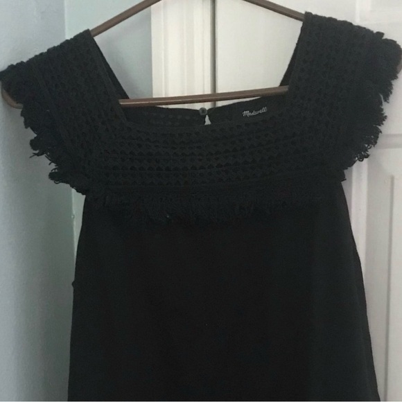Madewell Black Sleeveless Dress - Picture 3 of 7
